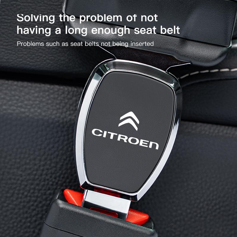 Car Extender Plug Abdominal Seat Belt Extension Accessory For Citroen C8 DS3 C6 C3 Vts C4 Saxo C4L C5 C2 C1 Xsara C3-XR Picasso