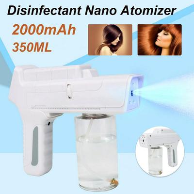 1300W 110V/220V 350ml Wireless Electric ULV Sprayer Blue Light Fogger Mist Trigger Hair Nanos Steam Spray Guns Home Disinfection