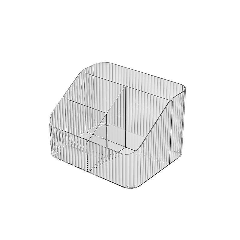 Transparent Acrylic Multi-Functional Pen & Note Holder for Desktops