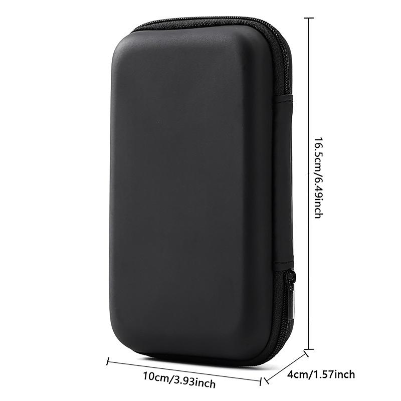 Organizator de călătorie pentru electronice, Carcasă portabilă rigidă pentru power bank, Rezistentă la șocuri, pentru transport