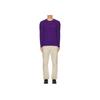 Polo Ralph Lauren Solid Logo Round Neck Long Sleeve Knit Sweater Men sweater Purple 710876762-025