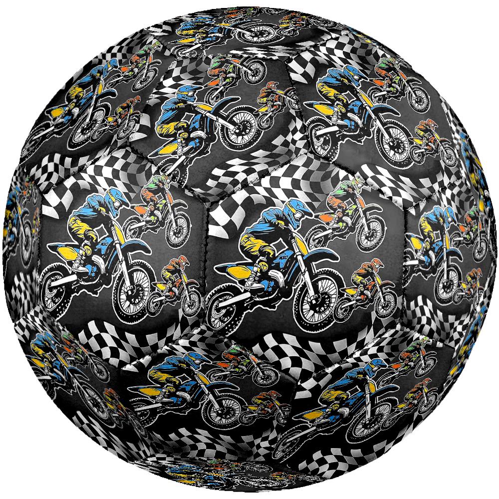Off Road Motorcycles Theme Size 5 Soccer Ball, Suitable for Both Indoor and Outdoor Matches, a Gift Suitable for Everyone.