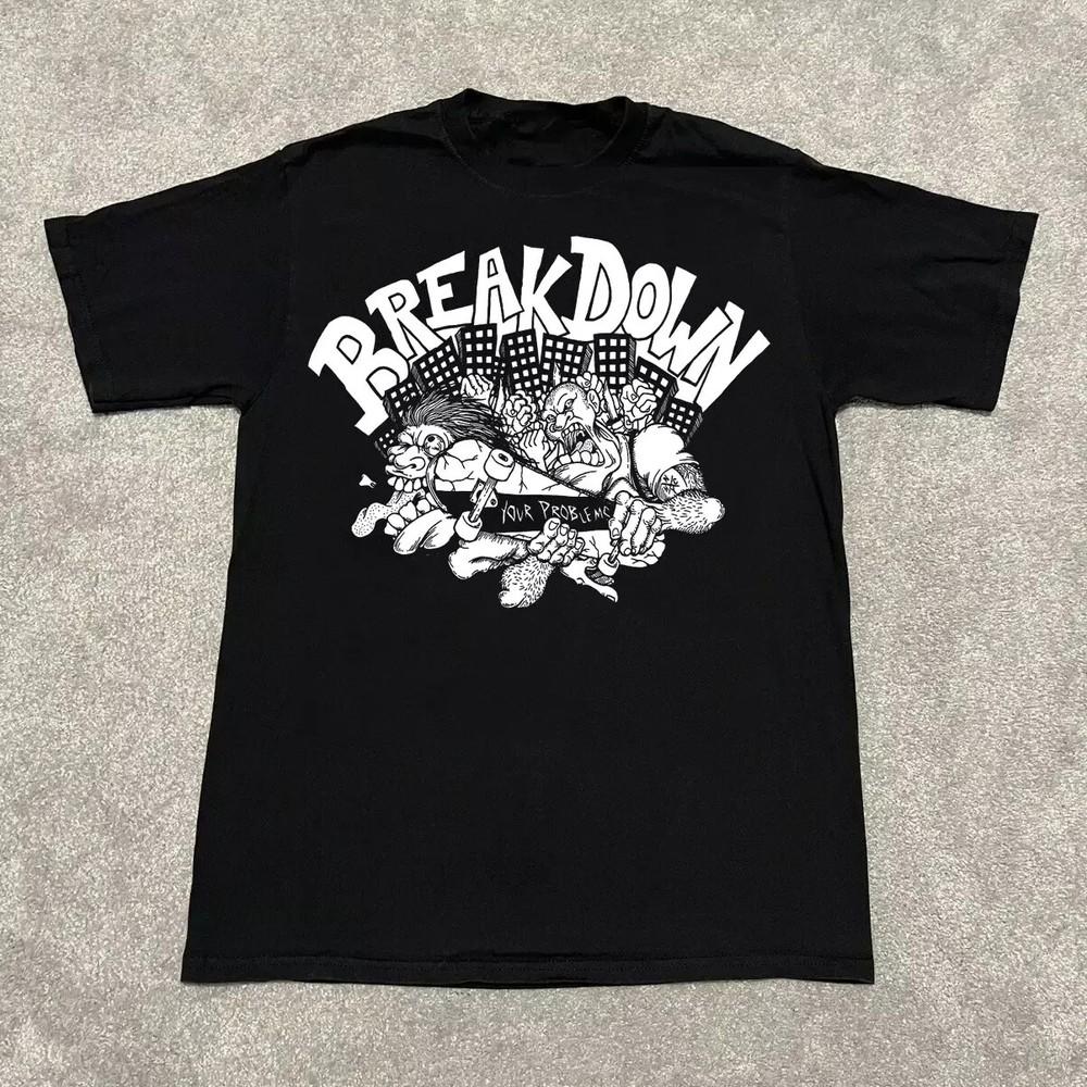 

Breakdown Band T-Shirt Cotton Unisex All Size S-5Xl Tee Unisex T-Shirt S