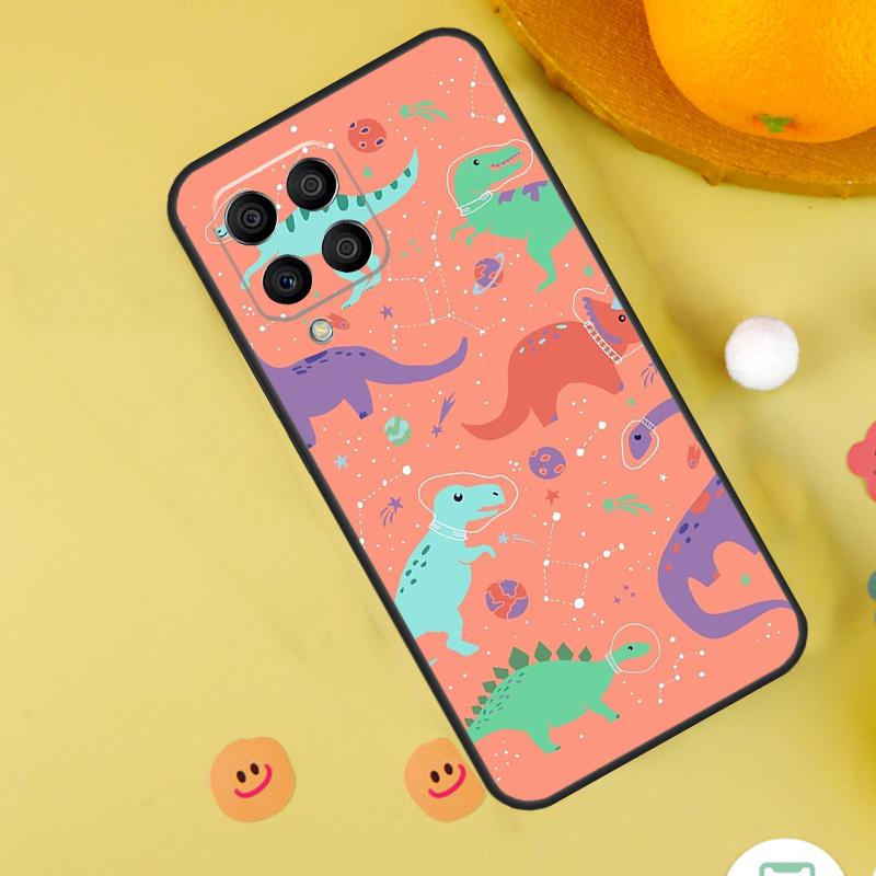 Dinosaur Collage For Samsung Galaxy M11 M12 M13 M14 M15 M34 M54 M55 M33 M53 M31 M51 M30s M32 M52 M20 Case
