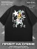 Black T‑shirt Gumi Print On the Back Mens Tshirt Womens Tshirts with Letters Print Short Sleeves T-Shirt Casual Street Tee Shirt Top