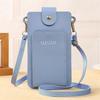 Phone Bag Wallet Women Mobile Touch Screen Shoulder Strap Bag Ladies Purse Large Capacity Travel