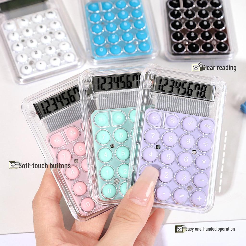 Mini Portable Candy Color Calculator for Students - Exam & Study Friendly Handheld Gift