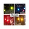 4pcs Reflective Car Door Warning Stickers, Anti-Collision Decals with Open Sign, Night Reflective High Temperature Decorative Stickers