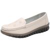 Autumn Leather Soft Sole Fashion Casual Women's Single Shoes Comfortable Non-slip Wear-resistant Mother Shoes Versatile Doudou Shoes Women