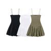 Kaslead New Arrival Women's Clothing Fashion Style Fashion Puffy Poplin Rib Patchwork Dress 4174347