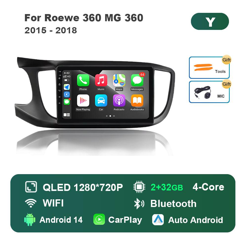 Android Intelligent System Car Radio Multimedia Player for Roewe 360 MG 360 2015 - 2018 Touch Screen 4G WiFi BT GPS Navigation