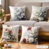 Wild Flower Cushion Cover Soft Plush Fabric DoubleSided Printed Cushion Covers for All Seasons Modern HomeDecor Gift