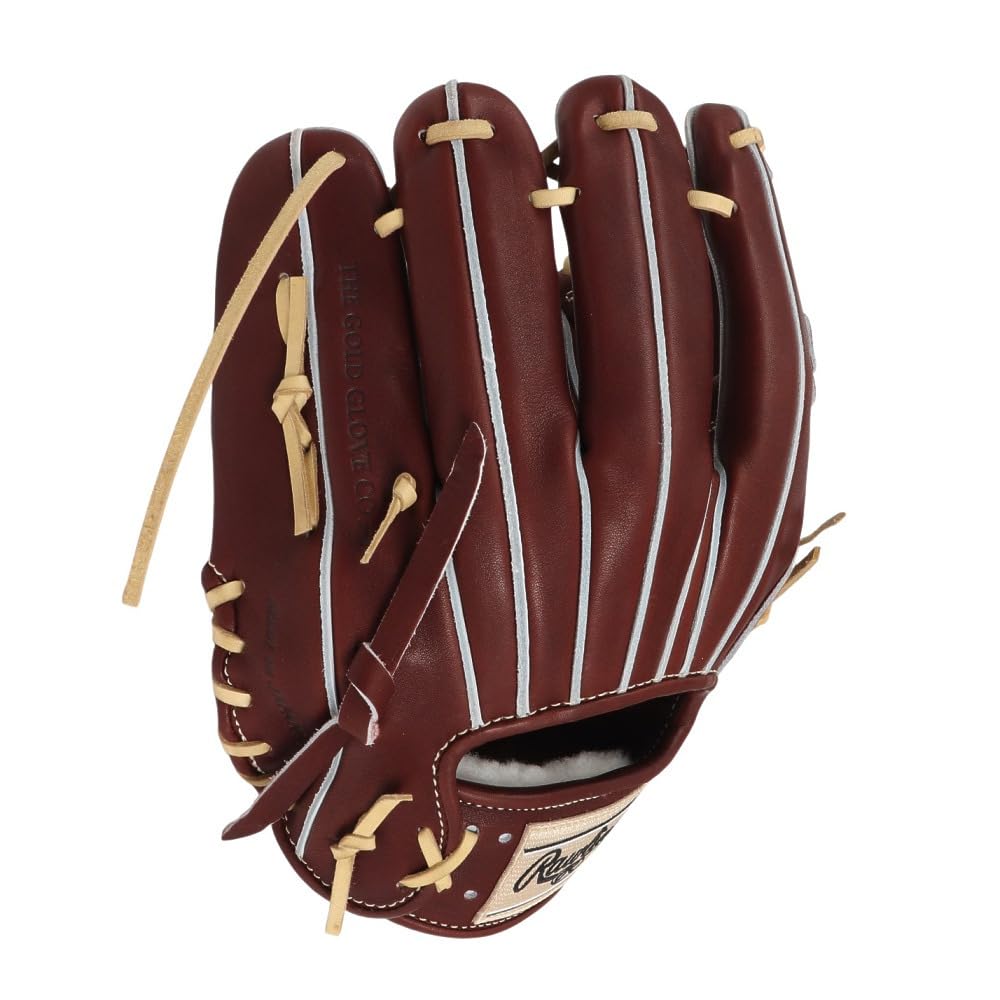 Rawlings JAPAN GH5FHJK54 Baseball Throw HOH® Glove, Hardball, Infielder's, Burgundy, 11.5 Inches, Right-Handed