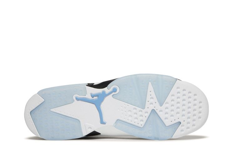 Kids' Sneakers Jordan 6 Retro UNC White (GS) University Blue/White-Black