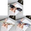 Jennie Style Metal Oval Sunglasses With Heart Embellishments Uv400 For Fashion And Travel