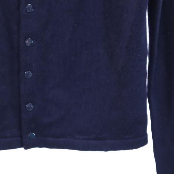 JEAN-PAUL GAULTIER Wolle Langarm Strick-Cardigan 48 Navy System Damen Gebraucht