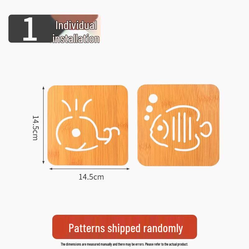 

Креативный деревянный термоизолированный противоскользящий набор подставок и подстаканников