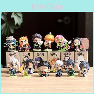 Demon Slayer Pvc Miniature Models Birth Flower Series Collectible Figures For Home Decor And Fans