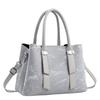 Large Faux Leather Tote Bag for Women Work Shoulder Purse PU Leather Tote Zipper Business Briefcase Organized Pockets Office Shopping Travel Handbag