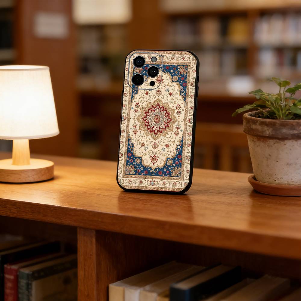 Persian Carpet Phone Case Silicone Soft For IPhone 17 16 15 14 13 12 11 X XR Plus Pro Max Plus