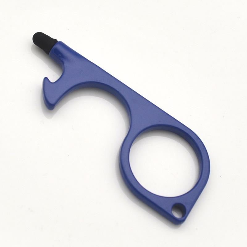 EDC Contactless Zinc Alloy Pendant Keychain Touchscreen and Elevator Opener