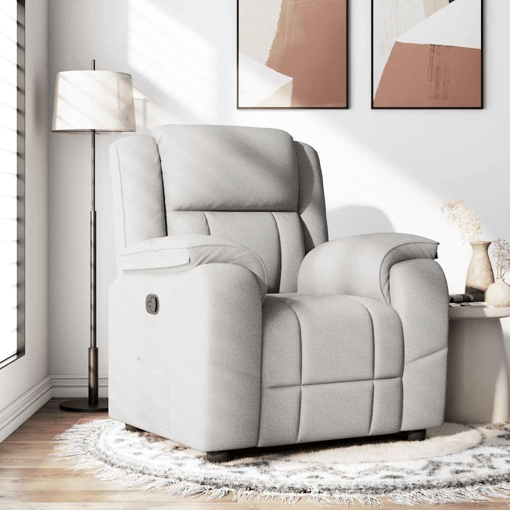 Relaxation Armchair Cloud Grey Fabric