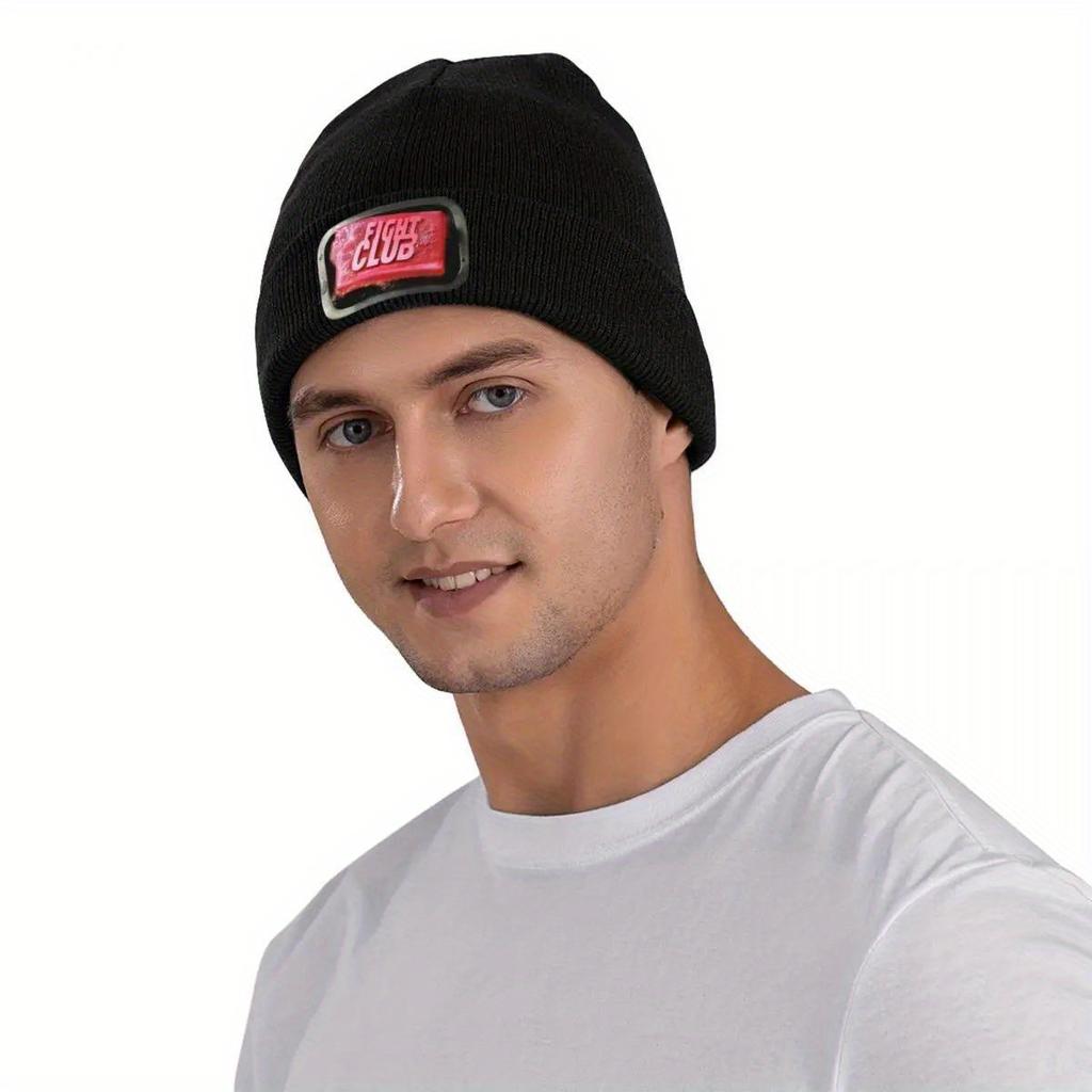 Fight Club Soap Knit Hat Beanies Autumn Winter Hats Warm Hip Hop Caps for Men Women Gift