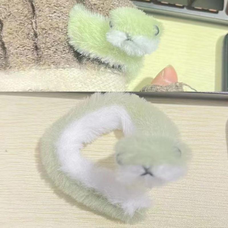 Cute Little Snake Plush Toy, Children's Fabric Doll, Green Snake Plush Toy, Sofa And Living Room Decoration