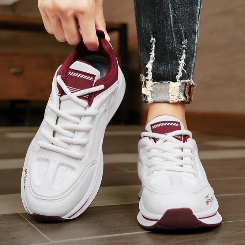 Fashion Men's Casual Shoes Spring 2025 New Niche Fashion Trend Versatile Comfortable Shoes Non slip Thick Soled Slip on Chunky sneakers