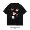 kawaii Sushi Cats tshirt woUnisex Unisex Summer fashion Casual cotton printed t shirts Oneck Shortsleev Creative Gift tee