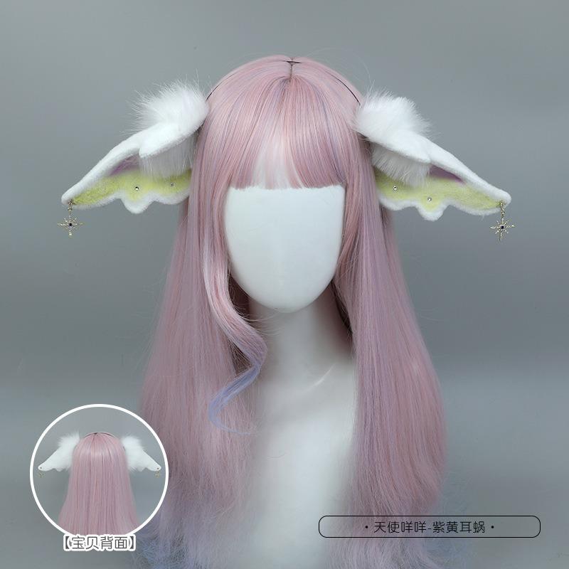 

Имитация уха животного модные аксессуары Comic-Con нарядный головной убор аксессуары для волос ангельский блеющий овечье ухо ободок