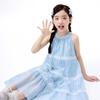 Girls' Lace Halter A-Line Princess Dress