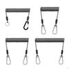 Leash for Fishing Line, Paddle, Kayak with Carabiner, Portable Rod