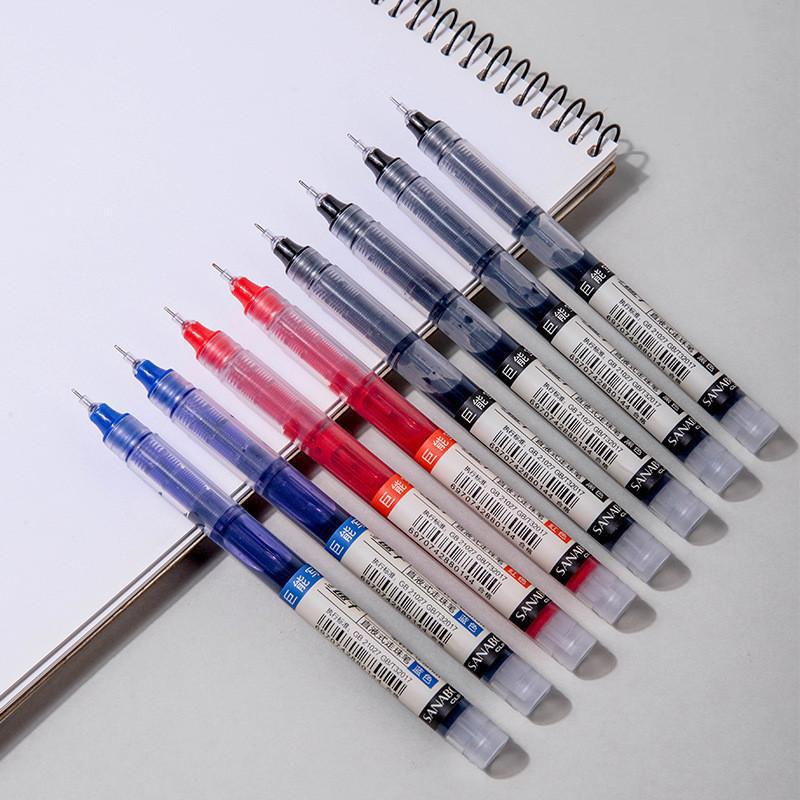 Schnell trocknender, gerader, flüssiger, voller Nadelschlauch, 0,5 Kohlenstoff-Wasserstift, Schule, Büro, Schreibbedarf, Studenten-Briefpapier, Schulbedarf