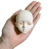 Soft PVC 1/6 MJD Doll Head Half-White Skin BJD Doll's Head No Makeup Doll Head  Practice Makeup