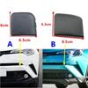 Car Front Bumper Unpainted Tow Hook Cover Trailer Hauling Eye Cap Lid For Toyota C-HR CHR 2016 2017 2018