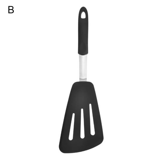 Slotted Spatula Sturdy Nonstick Heat Resistant Silicone Flexible Turner Spatula for Cooking Fish