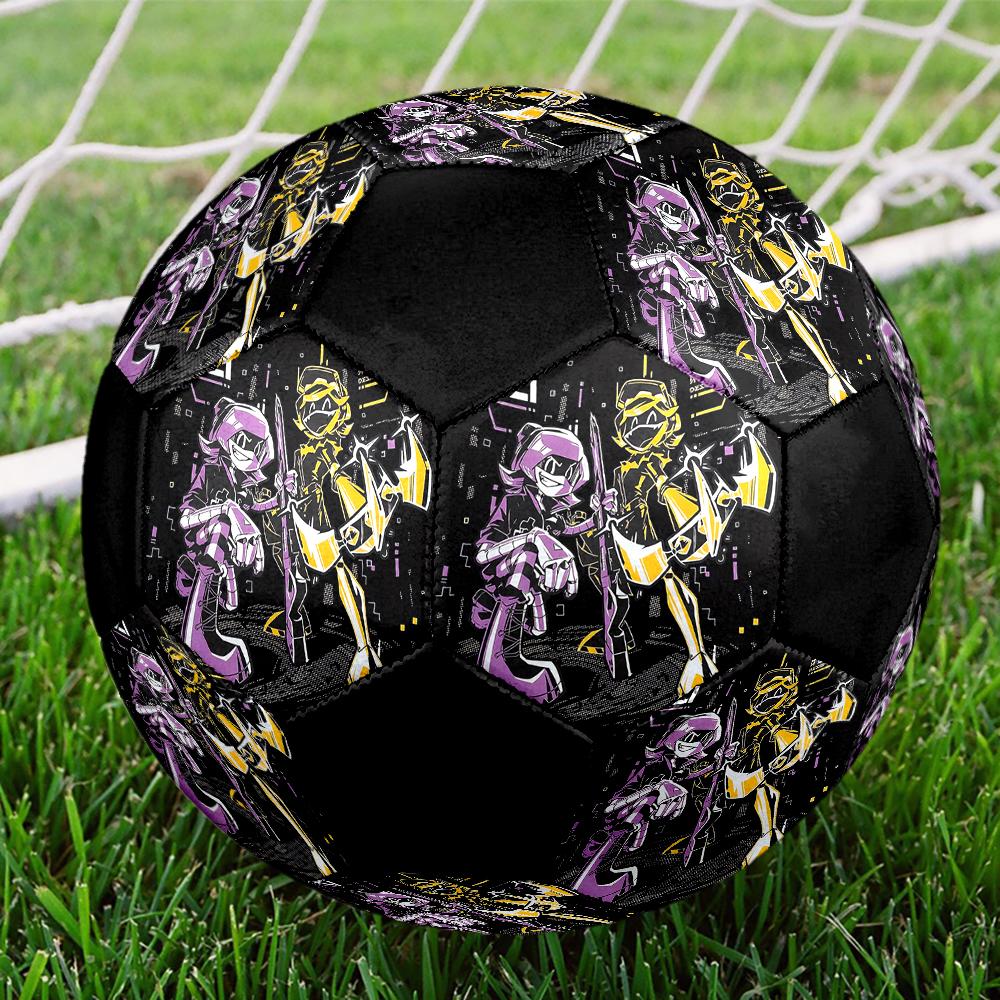 Murder Drones Theme Size 5 Soccer Ball, Suitable for Both Indoor and Outdoor Matches, a Gift Suitable for Everyone.