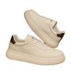 2025 new breathable spring thick-soled white shoes versatile youth board shoes casual Korean version lace-up shoes trendy shoes
