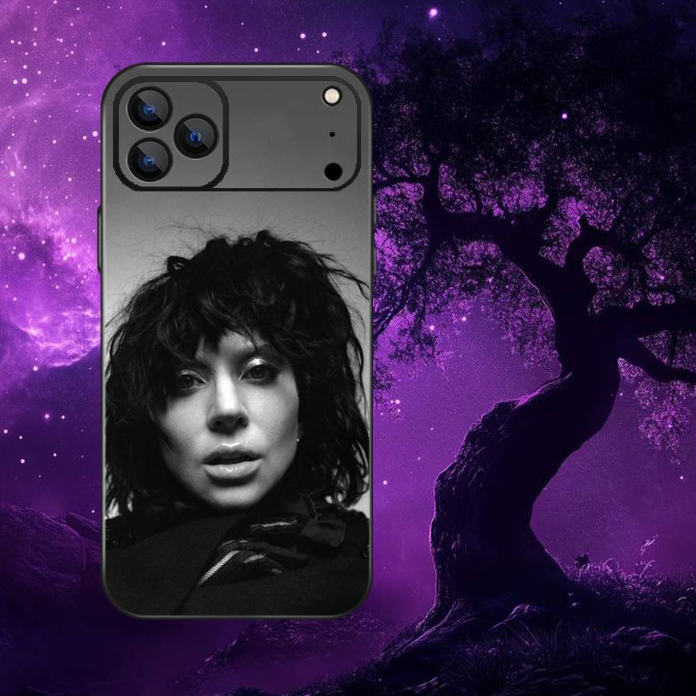 L-Lady G-Gaga Famous Singer Phone Case For iPhone 17,16,15,14,13,12,11,Pro,Max,Plus,E,Air,Mini Protective TPU Cover