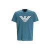 Emporio Armani Cotton Round Neck Printed Short Sleeve T-Shirt Men tops Blue 8N1TN5-1JPZZ-07A3