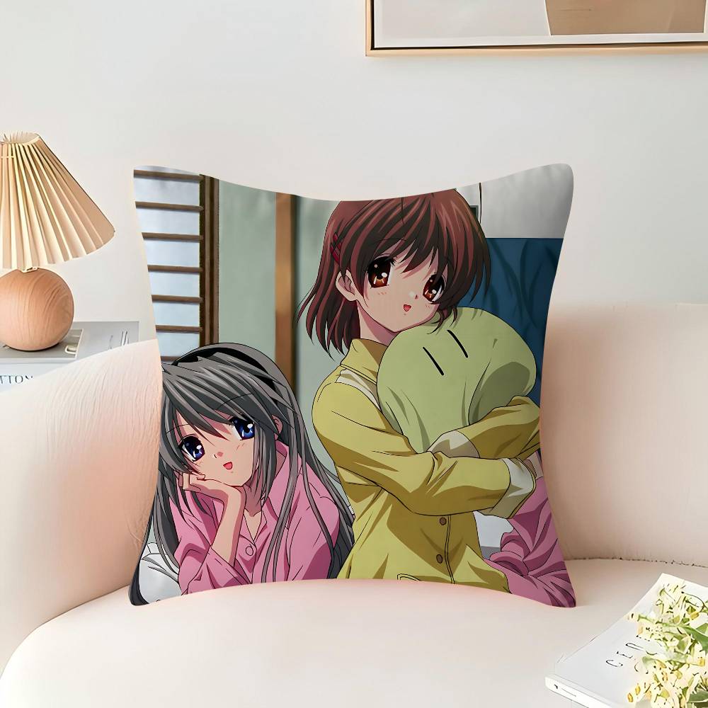 Anime C-CLANNAD Kuddfodral i tum, bondgårdsdekor, heminredning, kuddfodral för soffdekorationer