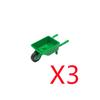 MOC City Building Blocks Toy Food Accessories Mini Brick Mushroom Fish Apple Hot Dog Cake Pizza Chicken Leg Ice Cream Box K031