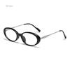 Women Trendy Oval Small Frame Photochromic Myopia Glasses Anti-blue Light Eyeglasses Eye Protection Ladies Optical Eyeglass