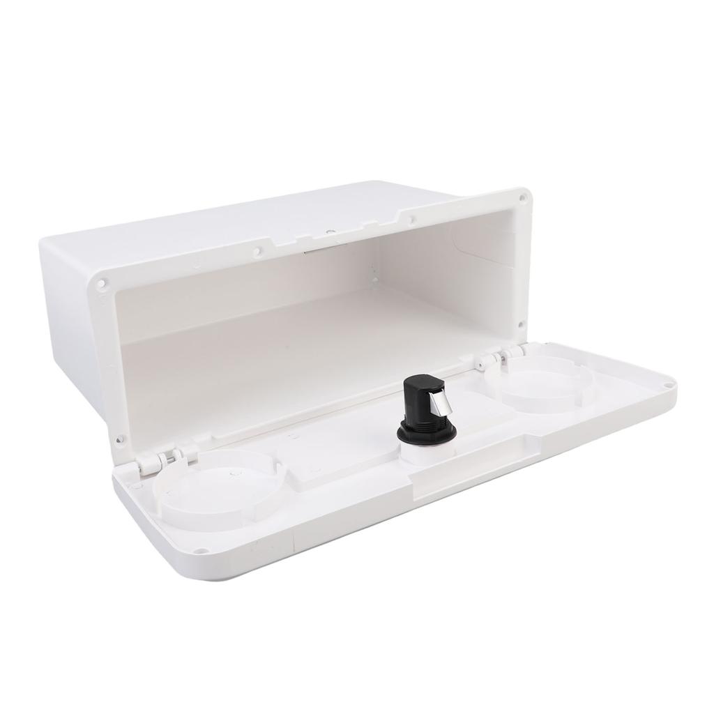 Boat Storage Box Multifunctional Cup Holder Design Rain Proof  ing Yacht Dock Box with Concealed Button Lock