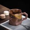 Japanese-Style Simple Coarse Pottery Coffee Cup Creative Kiln Change Mug Retro Ceramic Cup Home Cup Office Cup Breakfast Cup