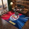 St. Louis Cardinals Personalized Crystal Velvet Carpet, Customized Name Text Soft Anti‑Slip Rug for Living Room Bedroom