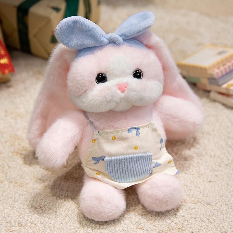 Cartoon Cute Western Restaurant Running Series German Curly Cat Doll Dessert Rabbit Plush Doll Pillow Gift