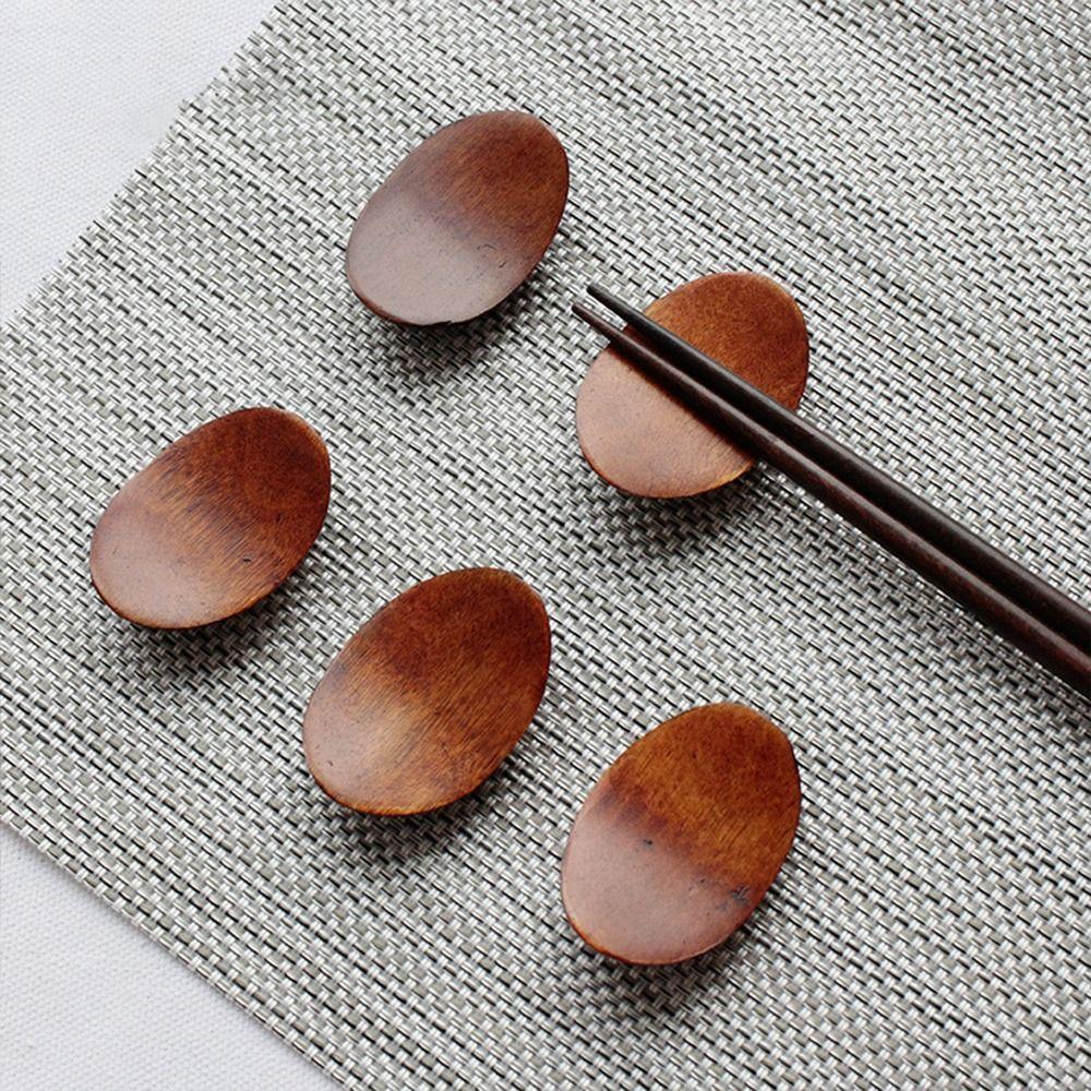 1pcs Wooden Chopstick Rest Handicrafts Chopsticks Pillow Portable Chopstick Holder  Home