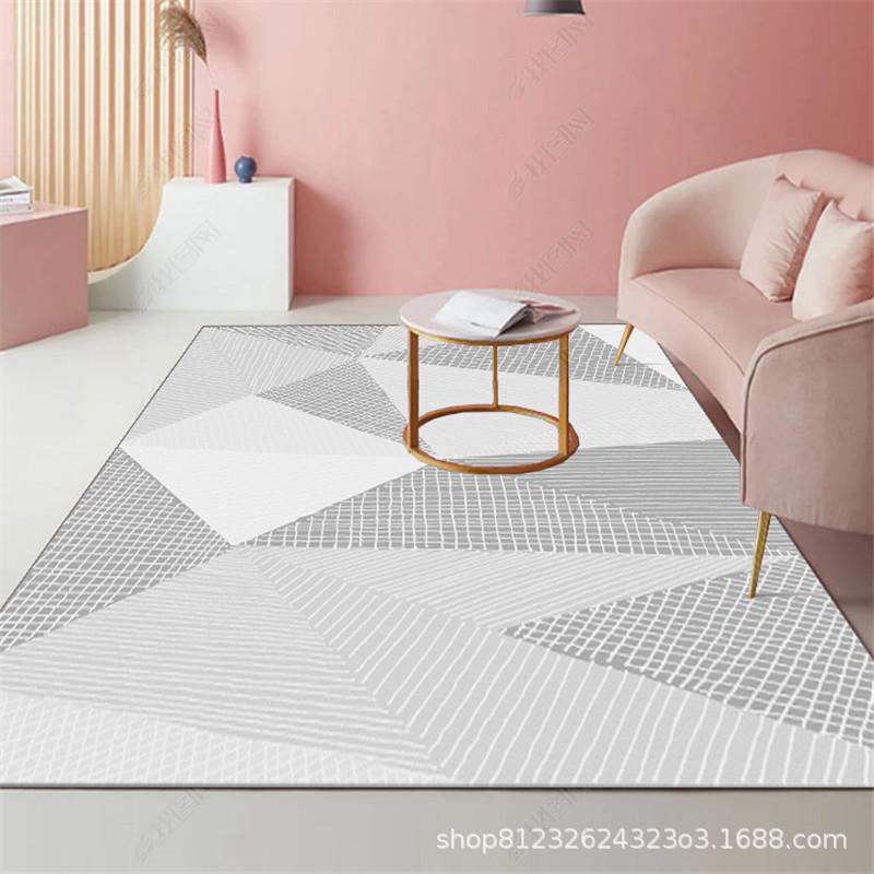 Nordic Geometric Pattern Carpet for Living Room and Bedroom